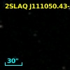 2SLAQ J111050.43-001620.1