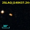 2SLAQ J140437.24+001745.3