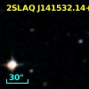 2SLAQ J141532.14+000424.6