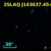2SLAQ J143637.45+000116.5
