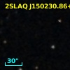 2SLAQ J150230.86+002204.1