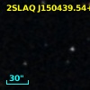 2SLAQ J150439.54+000807.1