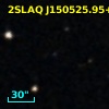 2SLAQ J150525.95+002445.6