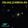 2SLAQ J150816.45-001312.5