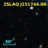 2SLAQ J151744.08-002525.2