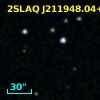 2SLAQ J211948.04+002457.3