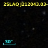 2SLAQ J212043.03-005712.1