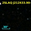 2SLAQ J212433.90-004501.9