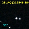 2SLAQ J212546.88+004454.6