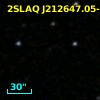 2SLAQ J212647.05-004208.0