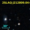 2SLAQ J212809.04+000415.7
