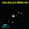 2SLAQ J213804.44-002520.5