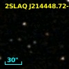 2SLAQ J214448.72-011154.6