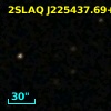 2SLAQ J225437.69+001850.6