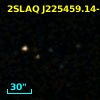 2SLAQ J225459.14-001204.0