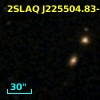 2SLAQ J225504.83-002253.7