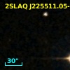 2SLAQ J225511.05-010142.5