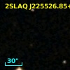 2SLAQ J225526.85+001004.4