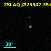2SLAQ J225547.35+000946.6