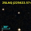 2SLAQ J225622.57+004100.3
