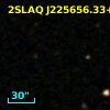 2SLAQ J225656.33+000928.6