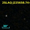 2SLAQ J225658.74+002400.3
