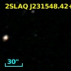 2SLAQ J231548.42+001516.4