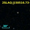 2SLAQ J150516.73-002300.5