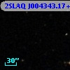 2SLAQ J004343.17+001725.5
