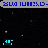 2SLAQ J110028.13+000119.9