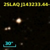 2SLAQ J143233.44-002531.9