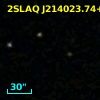 2SLAQ J214023.74+003302.2
