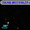 2SLAQ J022316.27+000457.0
