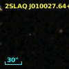 2SLAQ J010027.64+000425.8
