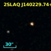 2SLAQ J140229.74+002832.1