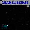 2SLAQ J111139.68-003919.6