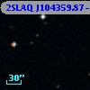 2SLAQ J104359.87-001124.4