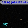 2SLAQ J004152.49+003700.7
