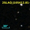 2SLAQ J105412.81-000135.0