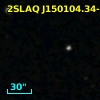 2SLAQ J150104.34-002950.4