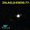 2SLAQ J145830.77-002519.3