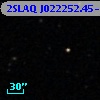 2SLAQ J022252.45-002031.6