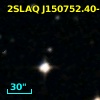 2SLAQ J150752.40-001129.9