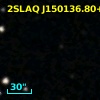 2SLAQ J150136.80+001315.5
