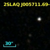 2SLAQ J005711.69-001507.3