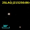 2SLAQ J215250.86+000540.4