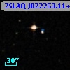 2SLAQ J022253.11+001119.7