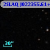 2SLAQ J022355.61+004301.5