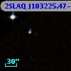 2SLAQ J103225.47-003758.8