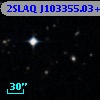 2SLAQ J103355.03+002425.5